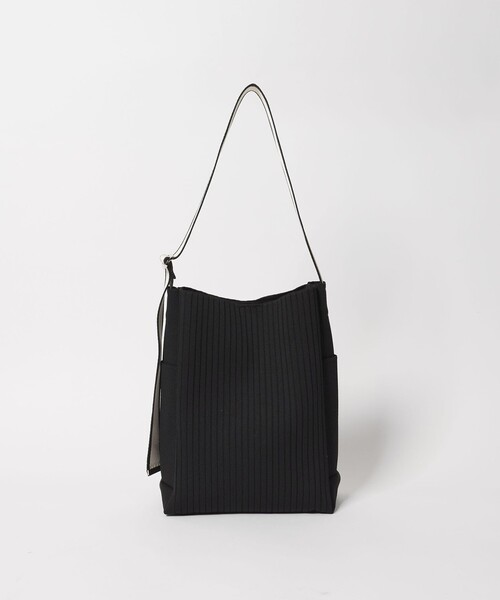 BEAUTY&YOUTH UNITED ARROWS（ビューティーアンドユースユナイテッドアローズ）の「ラインテープ ニット ショルダーバッグ（ショルダーバッグ・レディース・ブラック/ライラック・FREE）」の16枚目の写真