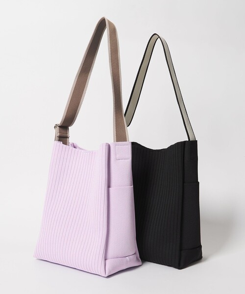 BEAUTY&YOUTH UNITED ARROWS（ビューティーアンドユースユナイテッドアローズ）の「ラインテープ ニット ショルダーバッグ（ショルダーバッグ・レディース・ブラック/ライラック・FREE）」の21枚目の写真