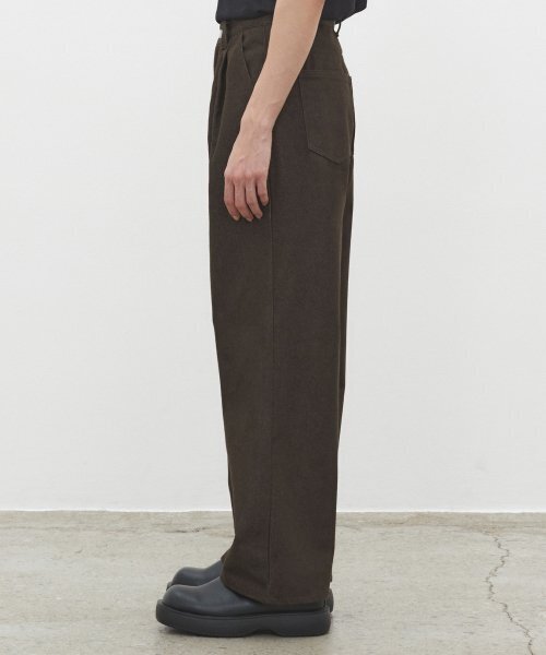 DECET（デケト）の「Dawn 2Pleats Wide Jeans DCPT007CPBrown（デニムパンツ・レディース・その他・26/28/30/32/34）」の4枚目の写真