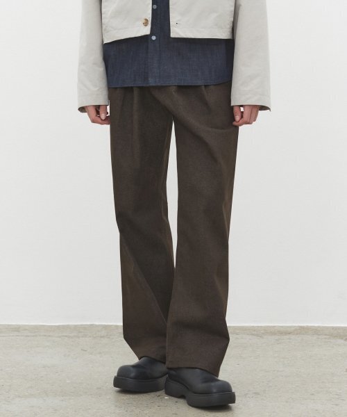 DECET（デケト）の「Dawn 2Pleats Wide Jeans DCPT007CPBrown（デニムパンツ・レディース・その他・26/28/30/32/34）」の6枚目の写真