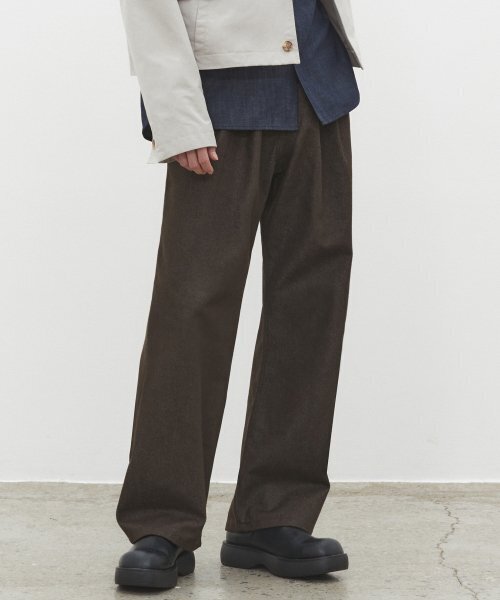 DECET（デケト）の「Dawn 2Pleats Wide Jeans DCPT007CPBrown（デニムパンツ・レディース・その他・26/28/30/32/34）」の7枚目の写真