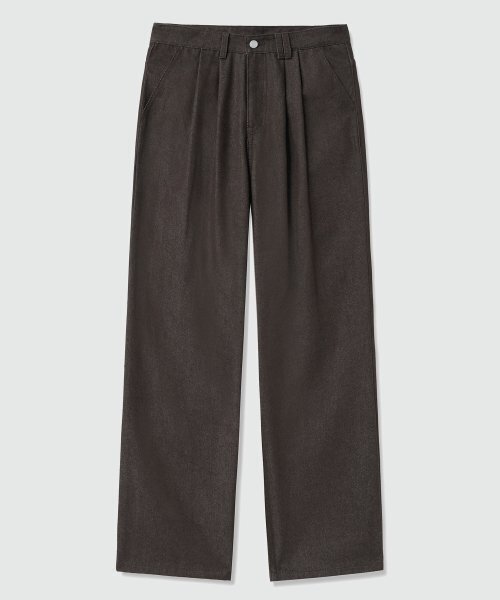 DECET（デケト）の「Dawn 2Pleats Wide Jeans DCPT007CPBrown（デニムパンツ・レディース・その他・26/28/30/32/34）」の9枚目の写真