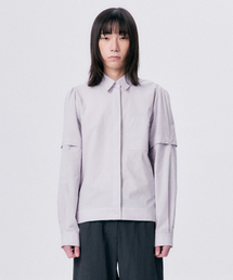 HALOMINIUM（ハロミニウムー）の「シャツジャケット / ペイルパープル（シャツ/ブラウス）」