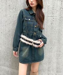 ALAND（エーランド）の「3.3 Field Trip／ヴィンテージライクデニムミニワンピース（ワンピース）」