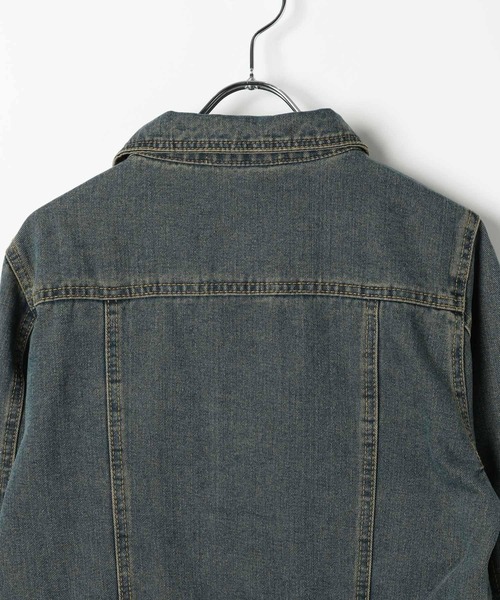 3.3 Field Trip （3.3フィールドトリップ）の「3.3 Field Trip／ヴィンテージライクデニムミニワンピース（ワンピース・レディース・ネイビー/ブルー・MEDIUM/SMALL）」の16枚目の写真