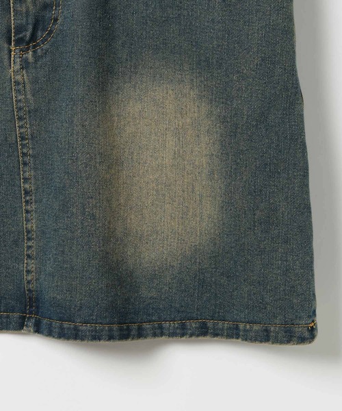 3.3 Field Trip （3.3フィールドトリップ）の「3.3 Field Trip／ヴィンテージライクデニムミニワンピース（ワンピース・レディース・ネイビー/ブルー・MEDIUM/SMALL）」の19枚目の写真