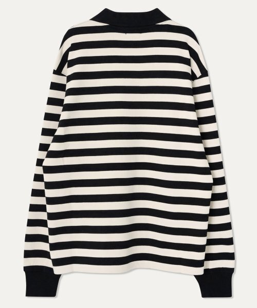 MAYOL(マイヨール)の「ダブルカラーラグビー長袖Tシャツ_ブラック(ポロシャツ・メンズ・その他・X-LARGE/LARGE)」の3枚目の写真