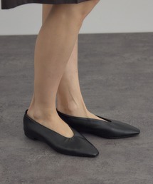 SALON adam et rope' | 【W S（ドゥーブル）】ソフトレザーフラットシューズ(パンプス)