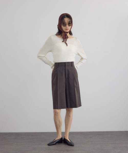 SALON adam et rope'（サロン アダム エ ロペ）の「【W S（ドゥーブル）】ソフトレザーフラットシューズ（パンプス・レディース・ブラック/ベージュ・37.5/37/36.5/36）」の11枚目の写真