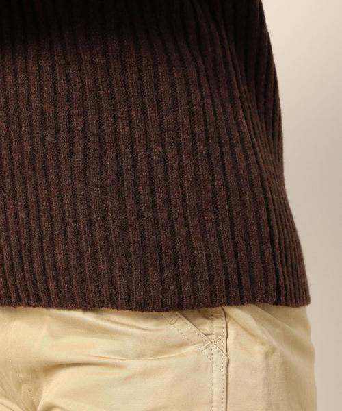 BEAUTY&YOUTH UNITED ARROWS（ビューティーアンドユースユナイテッドアローズ）の「BY 2×2リブVネックニットプルオーバー◆（ニット/セーター・レディース・ホワイト/ブラック/ライトグレー/ブラウン・FREE）」の17枚目の写真