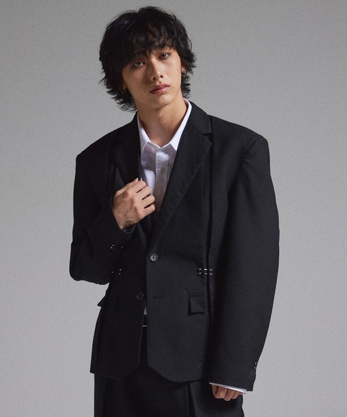 GRANCY】Pierced Tuck Tailored Jacket / ピアスデザインタック