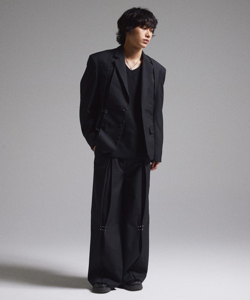 GRANCY】Pierced Tuck Tailored Jacket / ピアスデザインタック