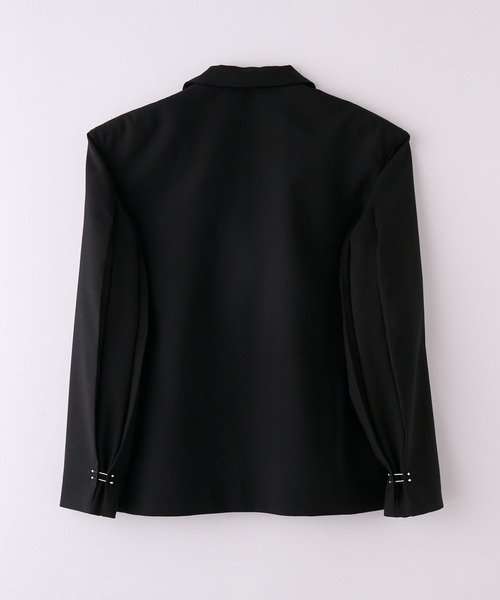GRANCY（グランシー）の「【GRANCY】Pierced Tuck Tailored Jacket / ピアスデザインタックテーラードジャケット（テーラードジャケット・メンズ・ブラウン/ブラック・S/M/L）」の17枚目の写真