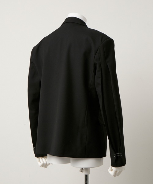 GRANCY（グランシー）の「【GRANCY】Pierced Tuck Tailored Jacket / ピアスデザインタックテーラードジャケット（テーラードジャケット・メンズ・ブラウン/ブラック・S/M/L）」の21枚目の写真
