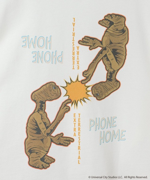 LOWRYS FARM（ローリーズファーム）の「【LFM(U)】E.T.／スウェットフーディー　 625125（スウェット・メンズ・ブラック/オフホワイト・MEDIUM/LARGE）」の8枚目の写真