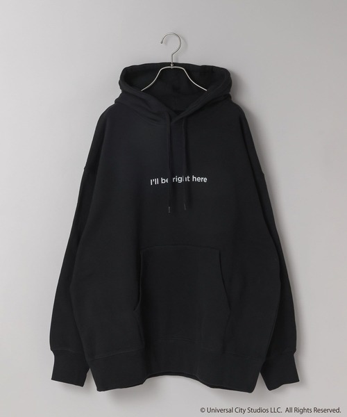 LOWRYS FARM（ローリーズファーム）の「【LFM(U)】E.T.／スウェットフーディー　 625125（スウェット・メンズ・ブラック/オフホワイト・MEDIUM/LARGE）」の12枚目の写真