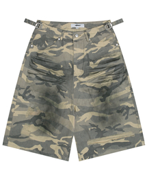 XTONZ（エクストーンズ）の「XP288 カモ ディーティ デミッジ バミューダ コットンパンツ (DESERT CAMO)（その他パンツ）」