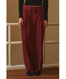 FOR THE WEATHER（フォーザウェザー）の「button corduroy pants (burgundy)（その他パンツ）」