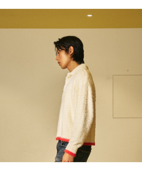 AMOU(アモウ)の「Mohair Washable Kara knit IVORY(ニット/セーター・レディース・その他・1/2/3)」の8枚目の写真