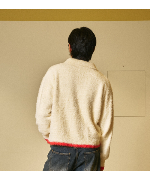 AMOU(アモウ)の「Mohair Washable Kara knit IVORY(ニット/セーター・レディース・その他・1/2/3)」の9枚目の写真