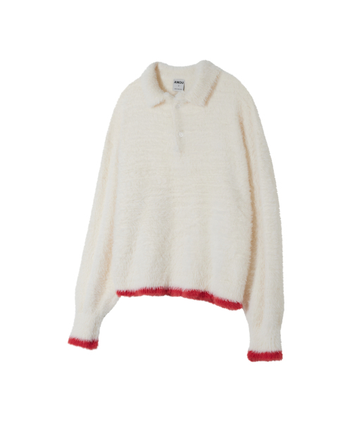 AMOU(アモウ)の「Mohair Washable Kara knit IVORY(ニット/セーター・レディース・その他・1/2/3)」の10枚目の写真