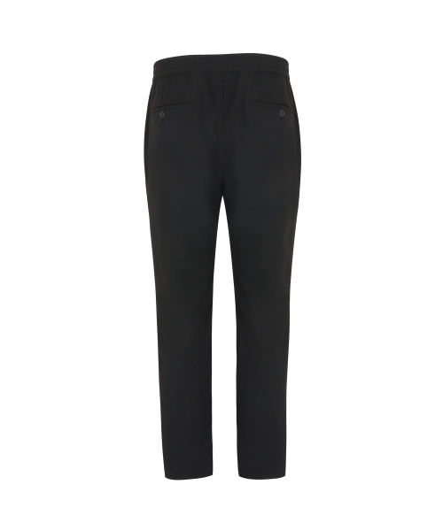SOLEW(ソル)の「テーパードツータックバンディングパンツ_ブラック(その他パンツ・メンズ・その他・SMALL/MEDIUM/LARGE/X-LARGE)」の2枚目の写真