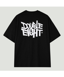 DOUBLE EIGHT（ダブルエイト）の「Double Logo Short Sleeve (Black)（Tシャツ/カットソー）」