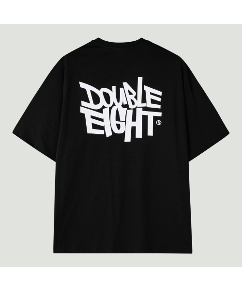 DOUBLE EIGHT(ダブルエイト)の「ダブルロゴ半袖(ブラック)(Tシャツ/カットソー・メンズ・ブラック・FREE)」の1枚目の写真