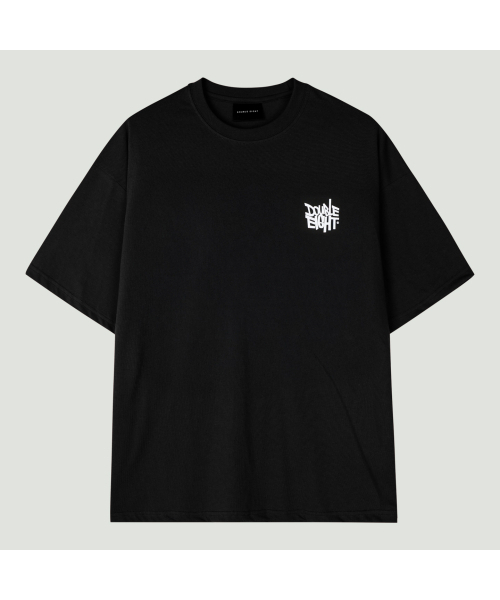 DOUBLE EIGHT(ダブルエイト)の「ダブルロゴ半袖(ブラック)(Tシャツ/カットソー・メンズ・ブラック・FREE)」の2枚目の写真