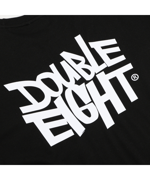 DOUBLE EIGHT(ダブルエイト)の「ダブルロゴ半袖(ブラック)(Tシャツ/カットソー・メンズ・ブラック・FREE)」の3枚目の写真