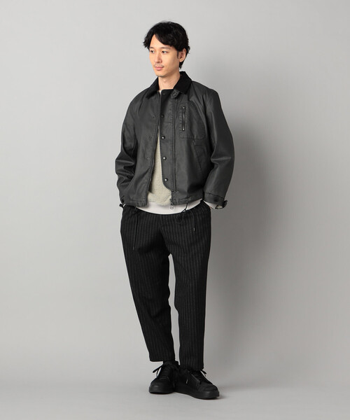 β MEN（ベータメン）の「N-1コーティングブルゾン（ブルゾン・メンズ・ブラック・L/M）」の2枚目の写真