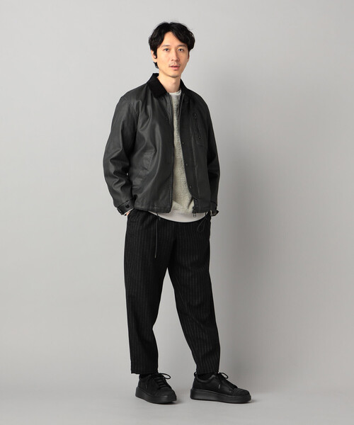 β MEN（ベータメン）の「N-1コーティングブルゾン（ブルゾン・メンズ・ブラック・L/M）」の3枚目の写真