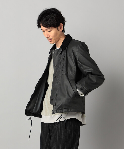 β MEN（ベータメン）の「N-1コーティングブルゾン（ブルゾン・メンズ・ブラック・L/M）」の4枚目の写真