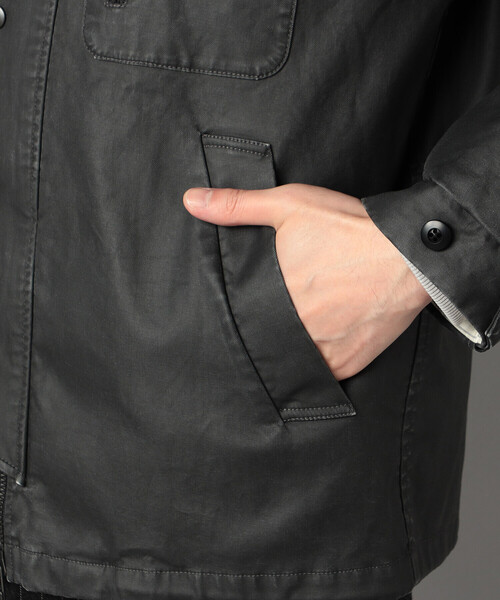 β MEN（ベータメン）の「N-1コーティングブルゾン（ブルゾン・メンズ・ブラック・L/M）」の14枚目の写真