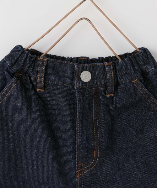 LOWRYS FARM(ローリーズファーム)の「ベルトツキデニムショートパンツ 607546(デニムパンツ・キッズ・ワンウォッシュ/ブルー/ブラック・110cm/150cm/140cm/130cm/120cm)」の9枚目の写真