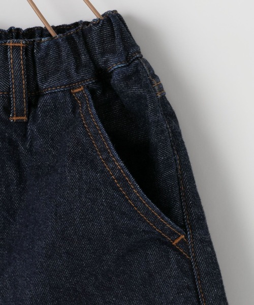 LOWRYS FARM(ローリーズファーム)の「ベルトツキデニムショートパンツ 607546(デニムパンツ・キッズ・ワンウォッシュ/ブルー/ブラック・110cm/150cm/140cm/130cm/120cm)」の10枚目の写真