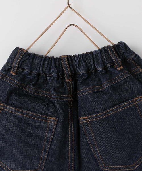 LOWRYS FARM(ローリーズファーム)の「ベルトツキデニムショートパンツ 607546(デニムパンツ・キッズ・ワンウォッシュ/ブルー/ブラック・110cm/150cm/140cm/130cm/120cm)」の12枚目の写真