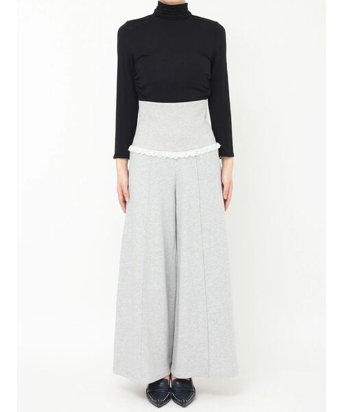 CALNAMUR（カルナムール）の「太リブベルトスウェットパンツ（その他パンツ・レディース・ライトグレー/ネイビー・FREE）」の21枚目の写真