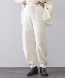 OPAQUE.CLIP | ニットパンツ/セットアップ対応可【洗濯機OK】(その他パンツ)