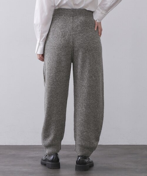 OPAQUE.CLIP（オペークドットクリップ）の「ニットパンツ/セットアップ対応可【洗濯機OK】（その他パンツ・レディース・チャコールグレー/オフホワイト・00）」の13枚目の写真