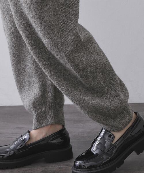 OPAQUE.CLIP（オペークドットクリップ）の「ニットパンツ/セットアップ対応可【洗濯機OK】（その他パンツ・レディース・チャコールグレー/オフホワイト・00）」の15枚目の写真