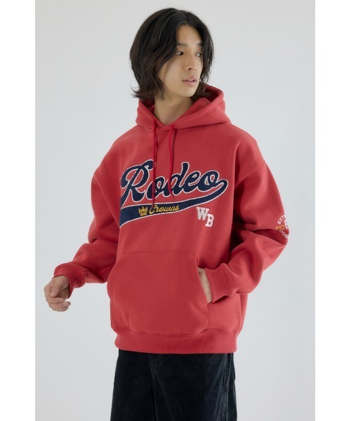 RODEO CROWNS WIDE BOWL(ロデオクラウンズワイドボウル)の「サガラロゴパーカー(パーカー・メンズ・バーガンディー/ブラック/グレー×ホワイト・MEDIUM/LARGE)」の10枚目の写真