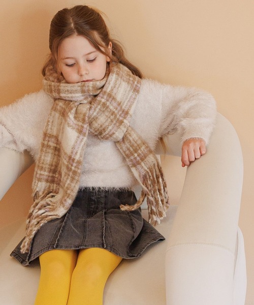 GLOBAL WORK(グローバルワーク)の「CHEER ONデニムスカート/625200(デニムスカート・キッズ・ネイビー/ベージュ/ブラック・160cm/150cm/140cm/130cm)」の2枚目の写真