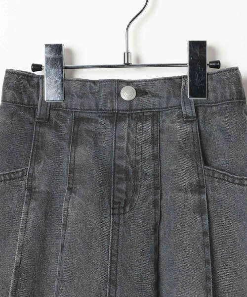 GLOBAL WORK(グローバルワーク)の「CHEER ONデニムスカート/625200(デニムスカート・キッズ・ネイビー/ベージュ/ブラック・160cm/150cm/140cm/130cm)」の7枚目の写真