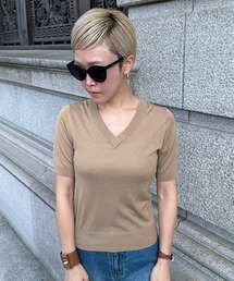 JENNE（ジェンヌ）の「シルク混シアーブルオーバー（Tシャツ/カットソー）」