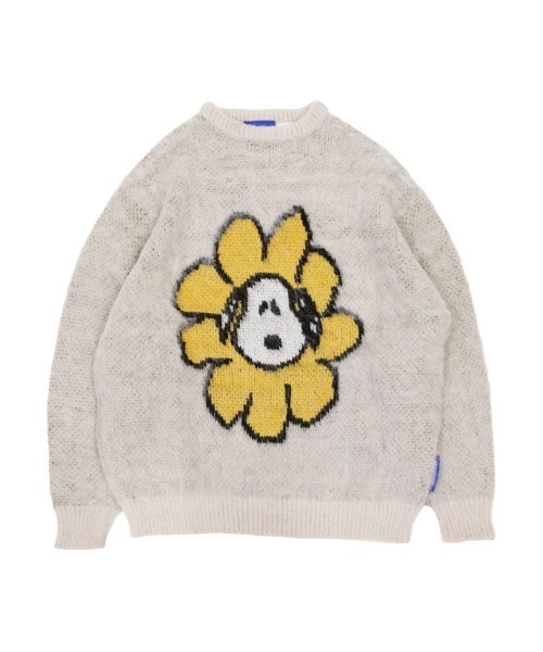 【SEQUENZ】TP FLOWER SNOOPY SHAGGIE KNIT / 2カラー [25770915]