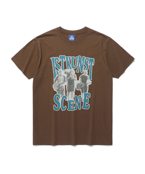 ISTKUNST(イストクンスト)の「SCENE BAND TEE_BROWN(IK2EMMT510A)(Tシャツ/カットソー・レディース・ブラウン・S/M/L)」の2枚目の写真