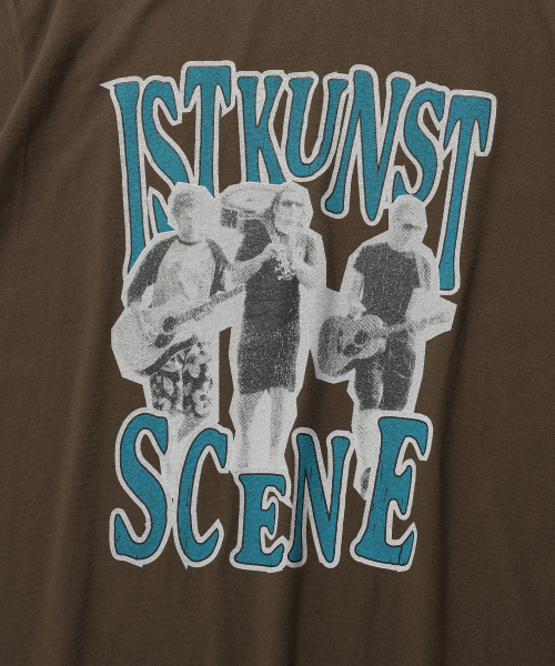 ISTKUNST(イストクンスト)の「SCENE BAND TEE_BROWN(IK2EMMT510A)(Tシャツ/カットソー・レディース・ブラウン・S/M/L)」の5枚目の写真