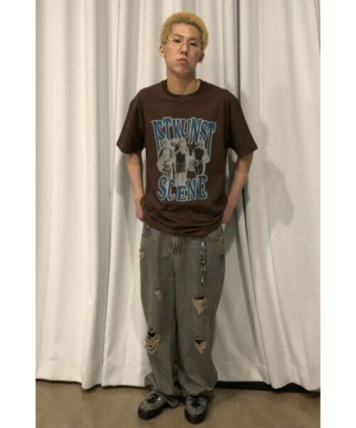 ISTKUNST(イストクンスト)の「SCENE BAND TEE_BROWN(IK2EMMT510A)(Tシャツ/カットソー・レディース・ブラウン・S/M/L)」の10枚目の写真