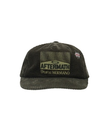 CIGAR CORDUROY BALL CAP OLIVE